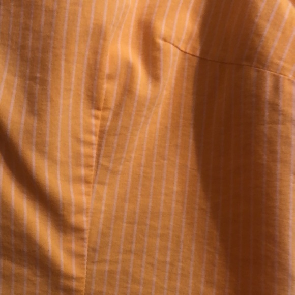 George very yellow fitted button up blouse. Could be jacket with tank. Large. - Picture 4 of 7